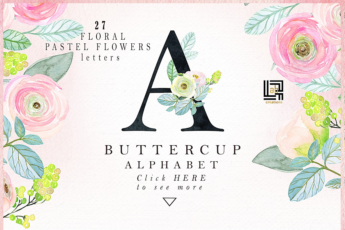 -50% Off Buttercups. Ranunculus pink, an Illustration by LABFcreations (Photo 5 of 12)
