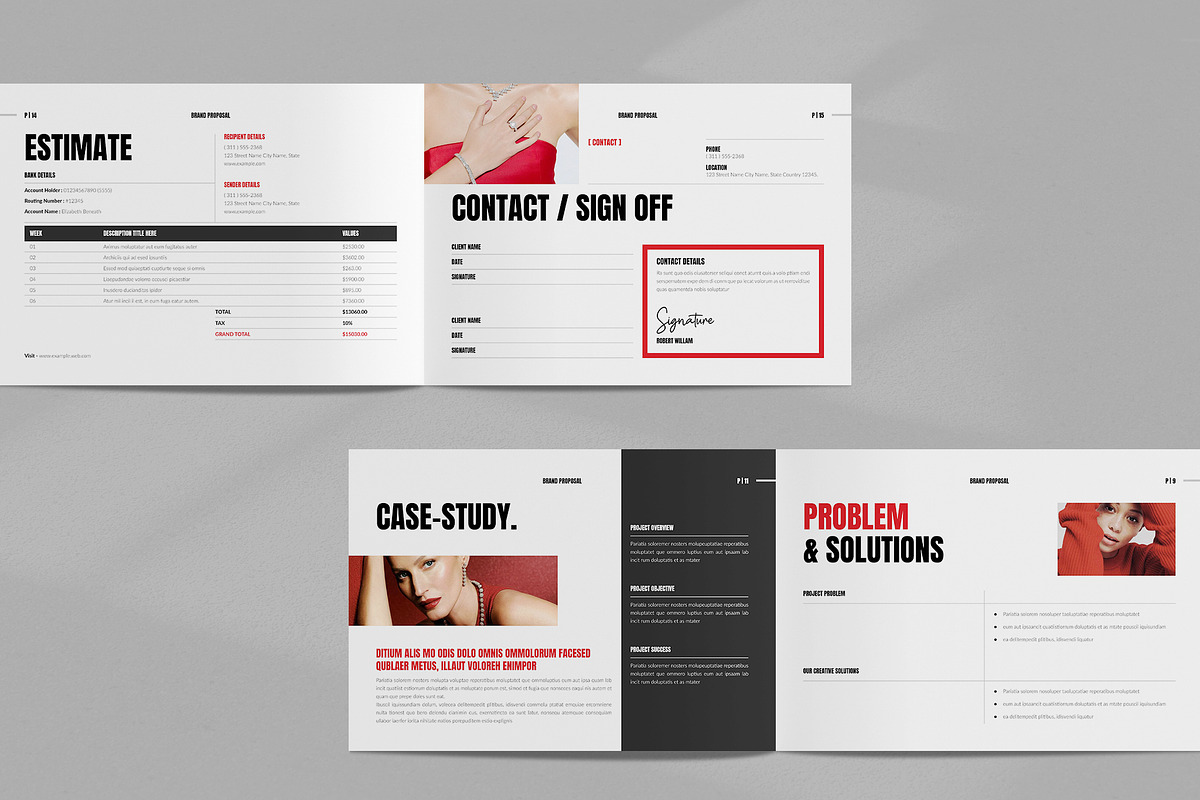 Brand Proposal Template Landscape, a Brochure Template by NorthPeak (Photo 7 of 10)