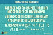 Veronica Hand-Drawn Mid-Century Font, a Sans Serif Font by Paper Moon Graphic Supply (Thumbnail 3 of 8)