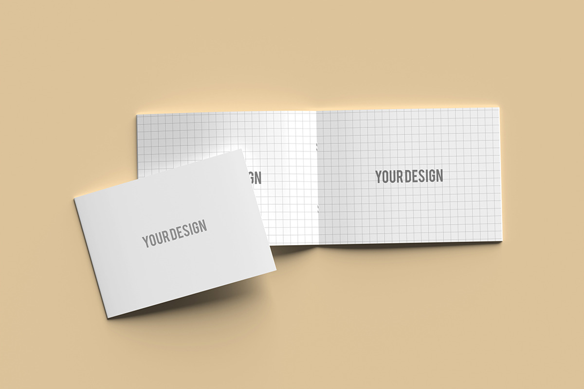 Landscape Catalog Brochure Mockup, a Books & Magazine Mockup by simuradi (Photo 9 of 9)