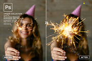 Sparkler overlay, Photoshop overlay, an Object Graphic by 2SUNS (Thumbnail 4 of 10)
