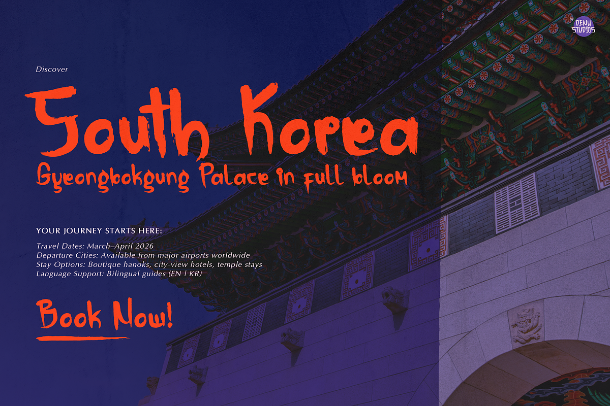 Baenim | Korean Solid Brush, a Handwritten Font by Denustudios (Photo 9 of 12)