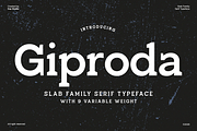 Giproda – Western Family Slab Serif, a Slab Serif Font by Say Studio (Thumbnail 1 of 10)