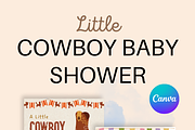Cowboy Baby Shower Invitation Temp, an Invitation Template by Snapybiz (Thumbnail 7 of 12)