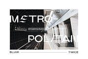 Blink Twice - Unique Sans, a Sans Serif Font by Sarid Ezra (Thumbnail 2 of 9)