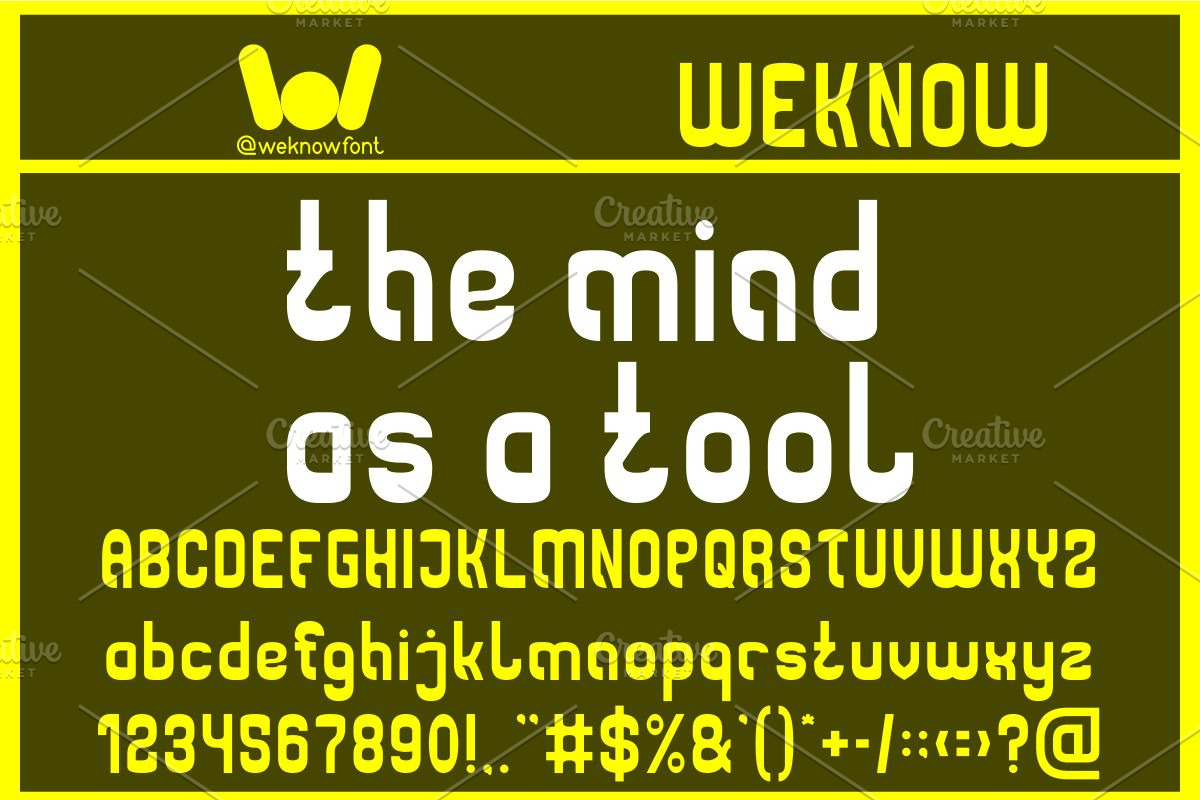 Flashback font, a Font by weknow (Photo 4 of 8)