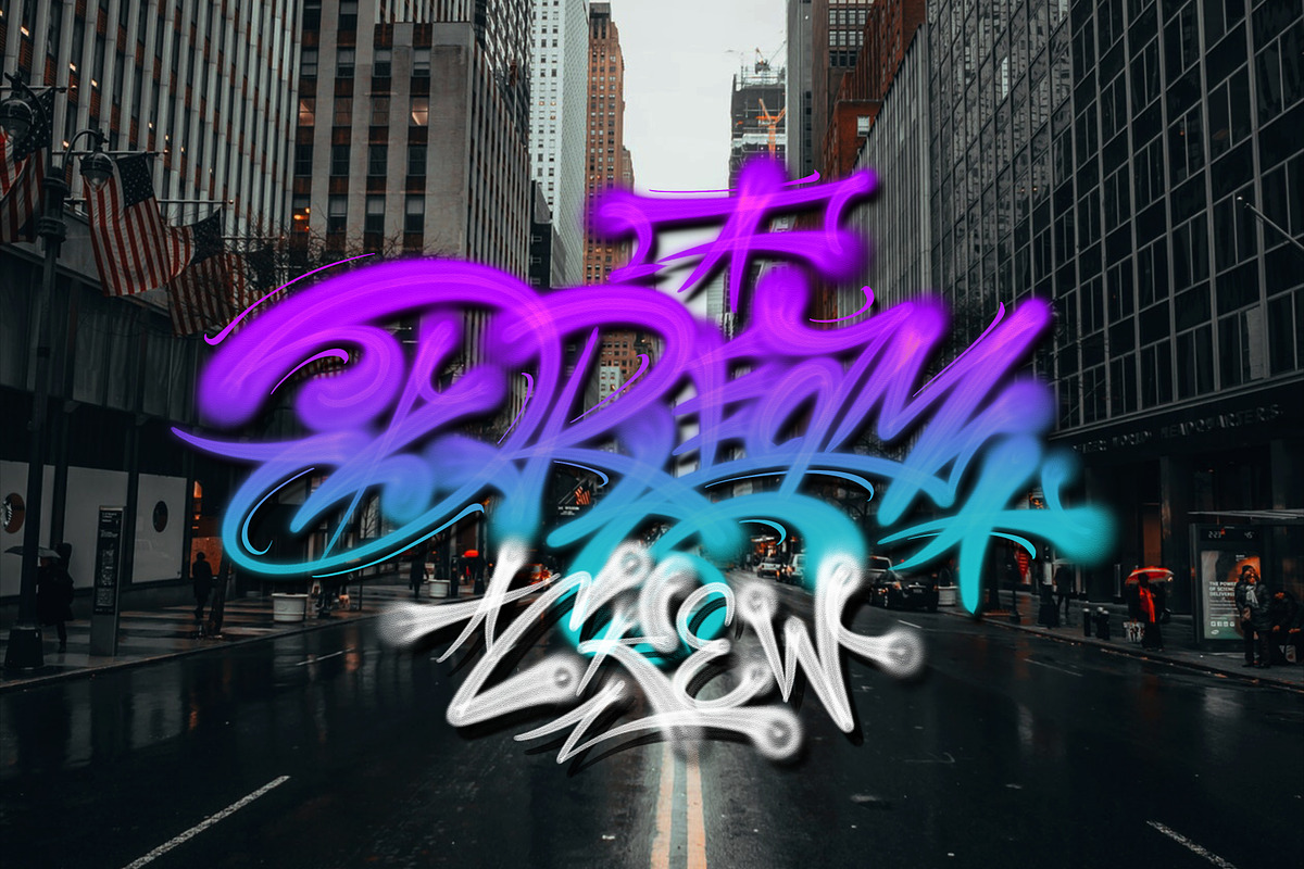 GRAFFITI BRUSHES (sale), a Brushes & More by danusetyaji (Photo 3 of 6)