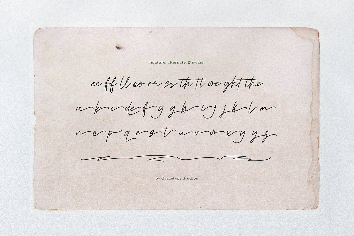 Clairou Handera | Handwritten Script, a Script Font by gracetype_studio (Photo 11 of 12)