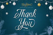 Magdaline, a Script Font by Burntilldead (Thumbnail 11 of 11)