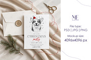 Christmas Envelope Card Mockup, an Advertising Mockup by Mie Mockup Studio (Thumbnail 6 of 7)