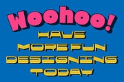 Heilo - Playful Vintage Extrude, a Sans Serif Font by Fateh.Lab (Thumbnail 10 of 17)