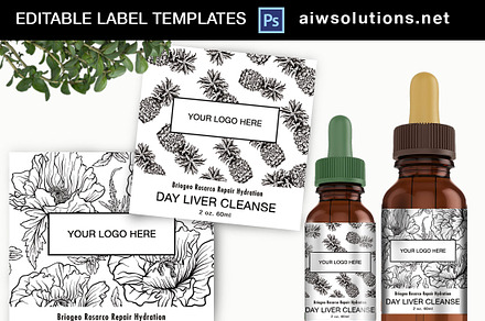 Label Template ID56, a Stationery Template by AIW SOLUTIONS