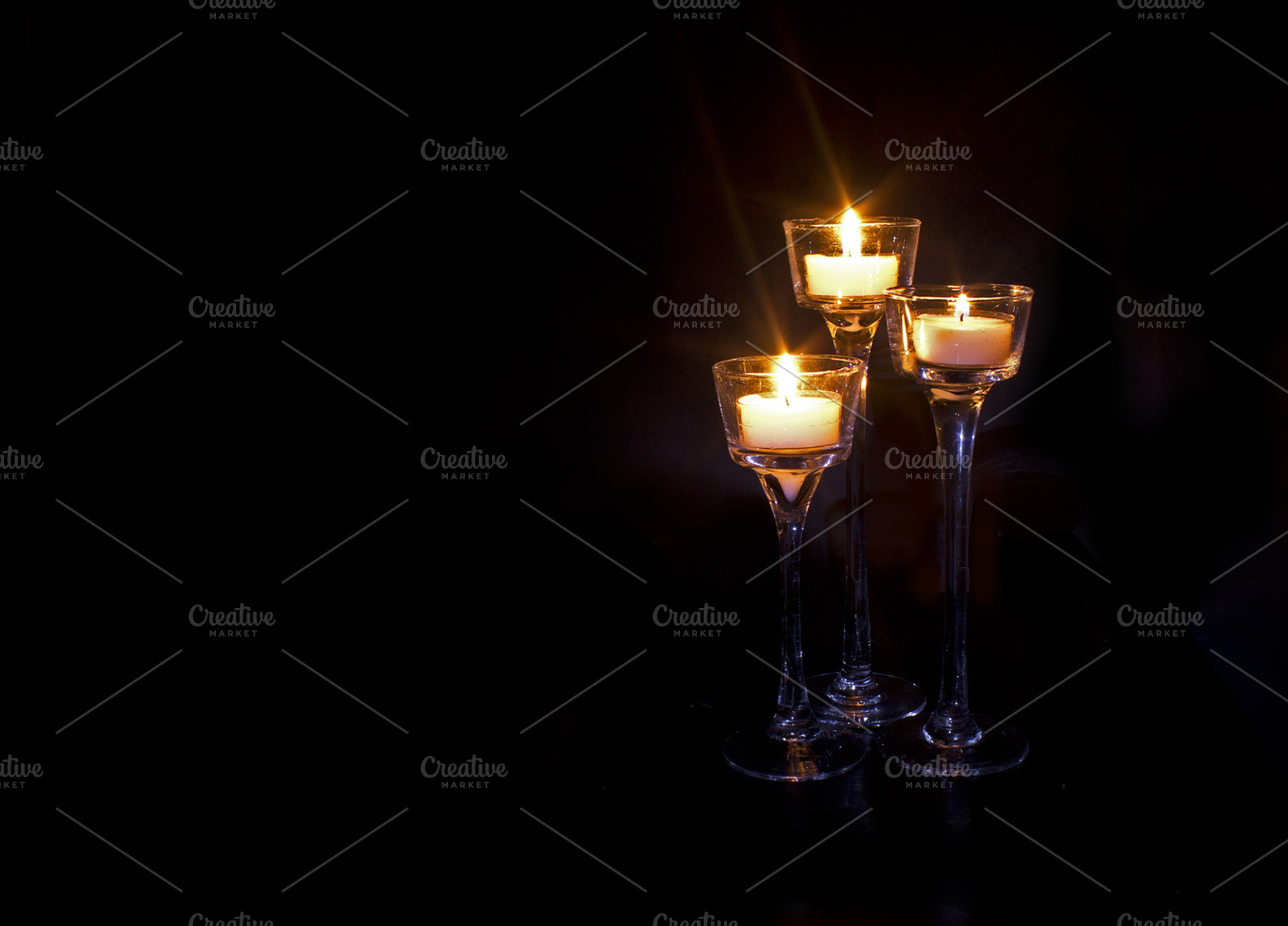candles burning background