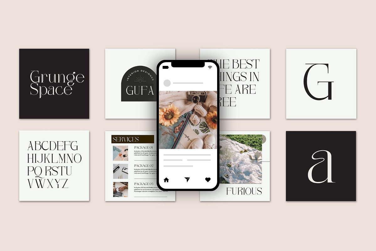 Aqub - Modern Serif Font, a Serif Font by Nirmana Visual (Photo 8 of 10)