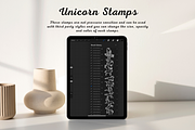 100 Unicorn Procreate Stamps, a Brush Add-On by Painter Creative Books (Thumbnail 2 of 9)