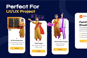 Diwali Activity 3D character, a Characters & Person 3D Model by orenjidesign (Thumbnail 5 of 8)