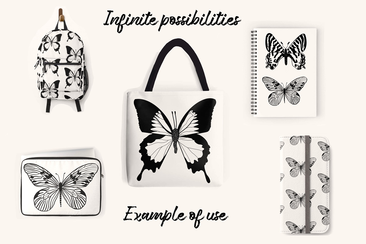 Butterfly stamp brushes, a Graphic by Olga Brinza (Photo 4 of 6)