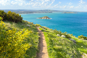 Hiking The Bluff Towards Victor Harbor South Australia, a Nature Photo by THP Creative