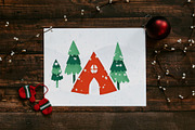 Christmas & winter illustrations set, an Illustration by Atelier Mélicope (Thumbnail 3 of 9)
