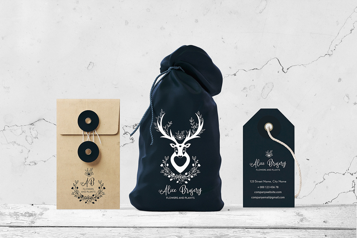 BRANDING HAND DRAWN BOHO ELEMENTS. preview 4