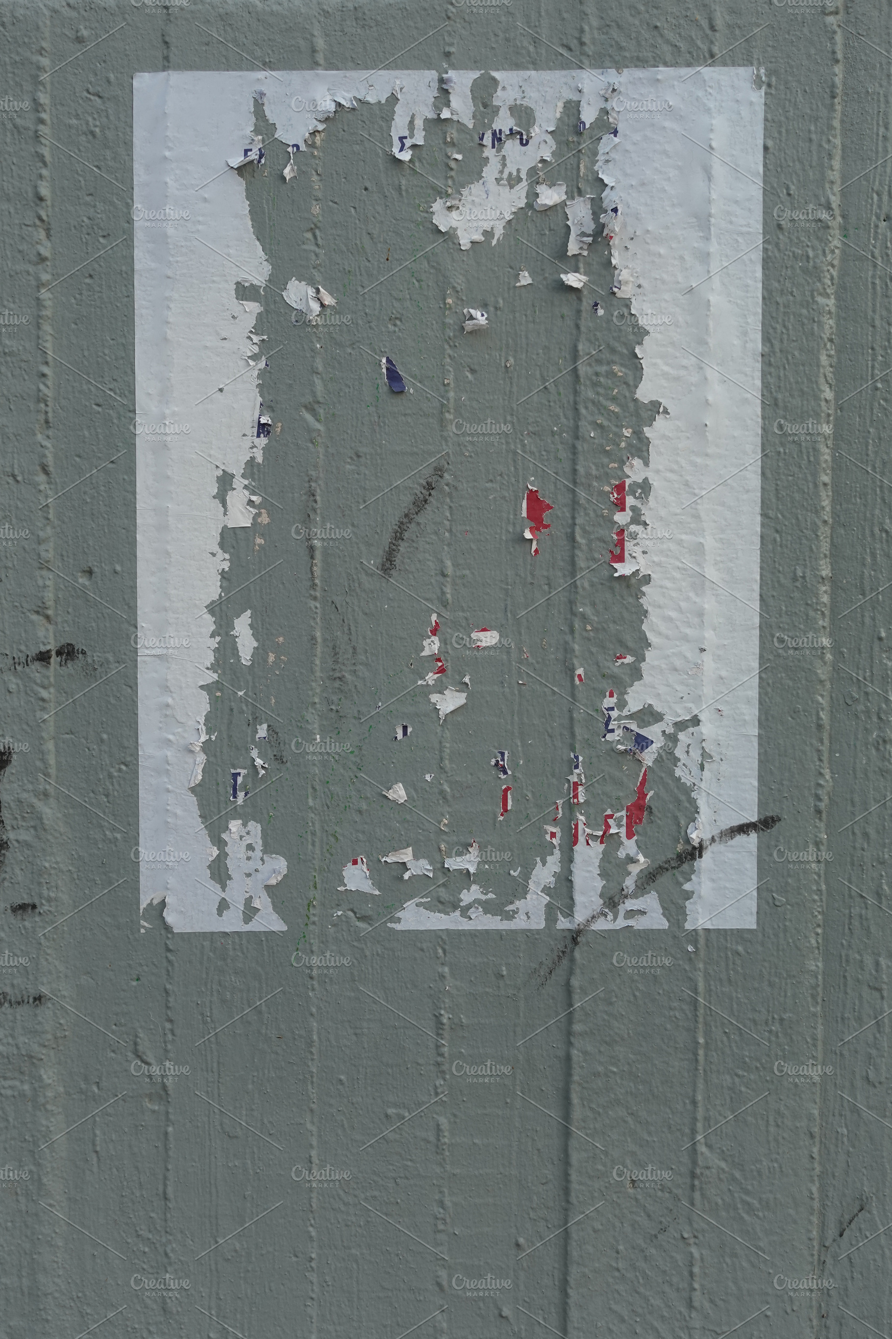 Torn Poster Frayed Paper Texture, a Background Photo by sirylok
