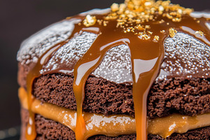 Triple Chocolate Fudge Cake, a Food & Drink Photo by Virgo Studio