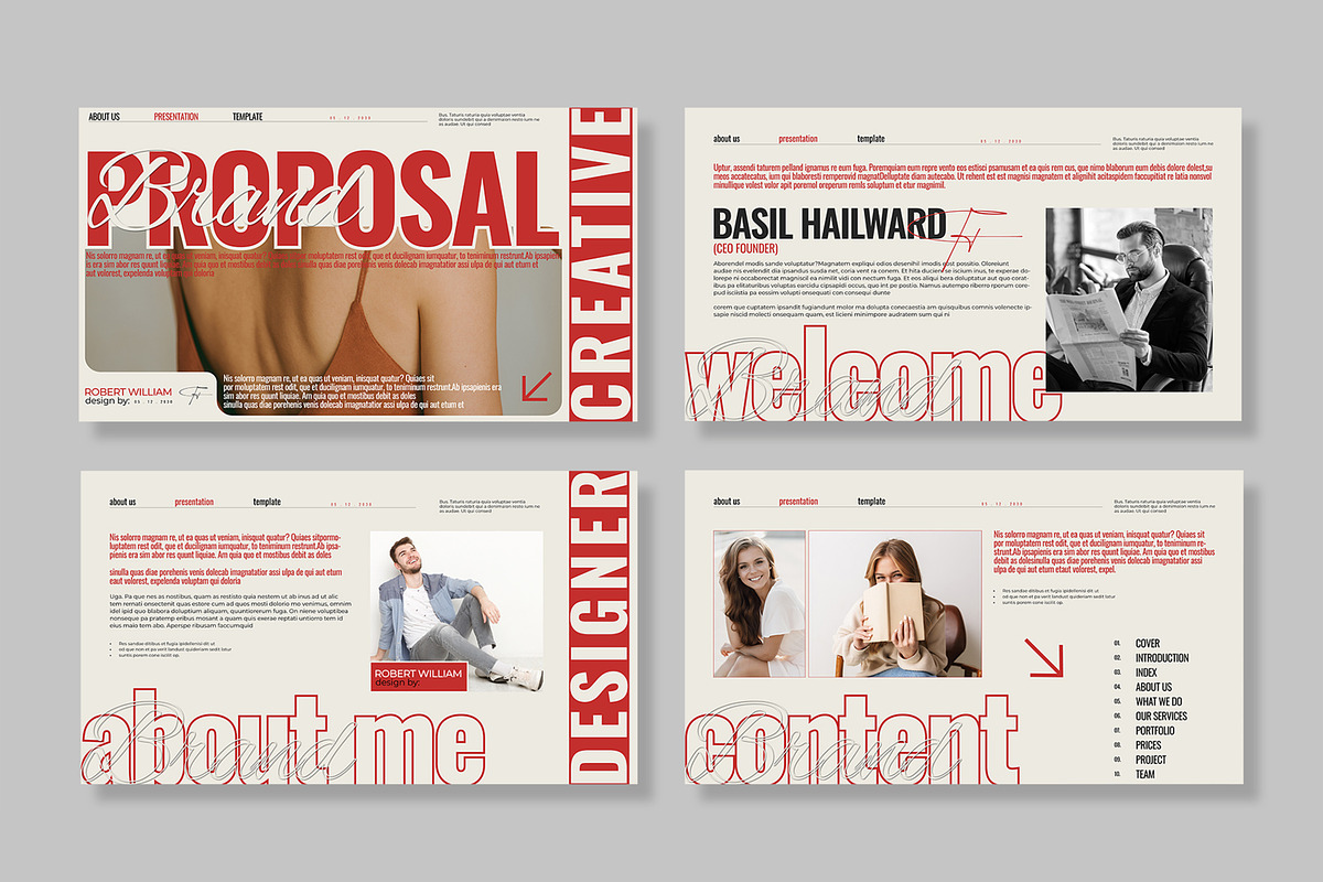 Creative Brand Proposal Presentation, a Presentation Template by MightyDesign (Photo 2 of 8)