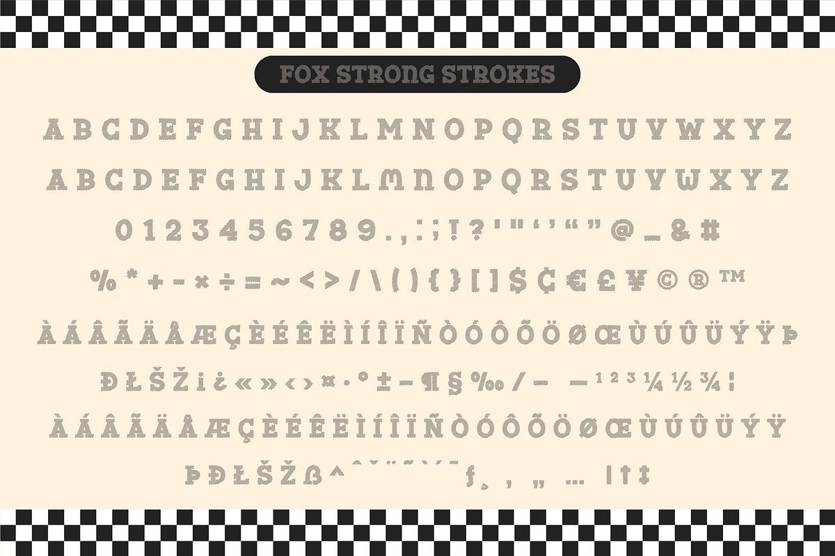Fox Strong 4 Font Styles, a Slab Serif Font by Fox7 By Rattana (Photo 10 of 13)