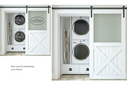 LAUNDRY ROOM Wall&Frame Mockups, a Print Template by MyHomeMockups (Thumbnail 4 of 7)