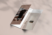 Tri-Fold DL Brochure Mock-up, an Advertising Mockup by Se٧enStudio (Thumbnail 14 of 16)
