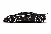 Black Sport Car Silhouette, an Illustration by BIPLOB EXPERT (Thumbnail 5 of 13)