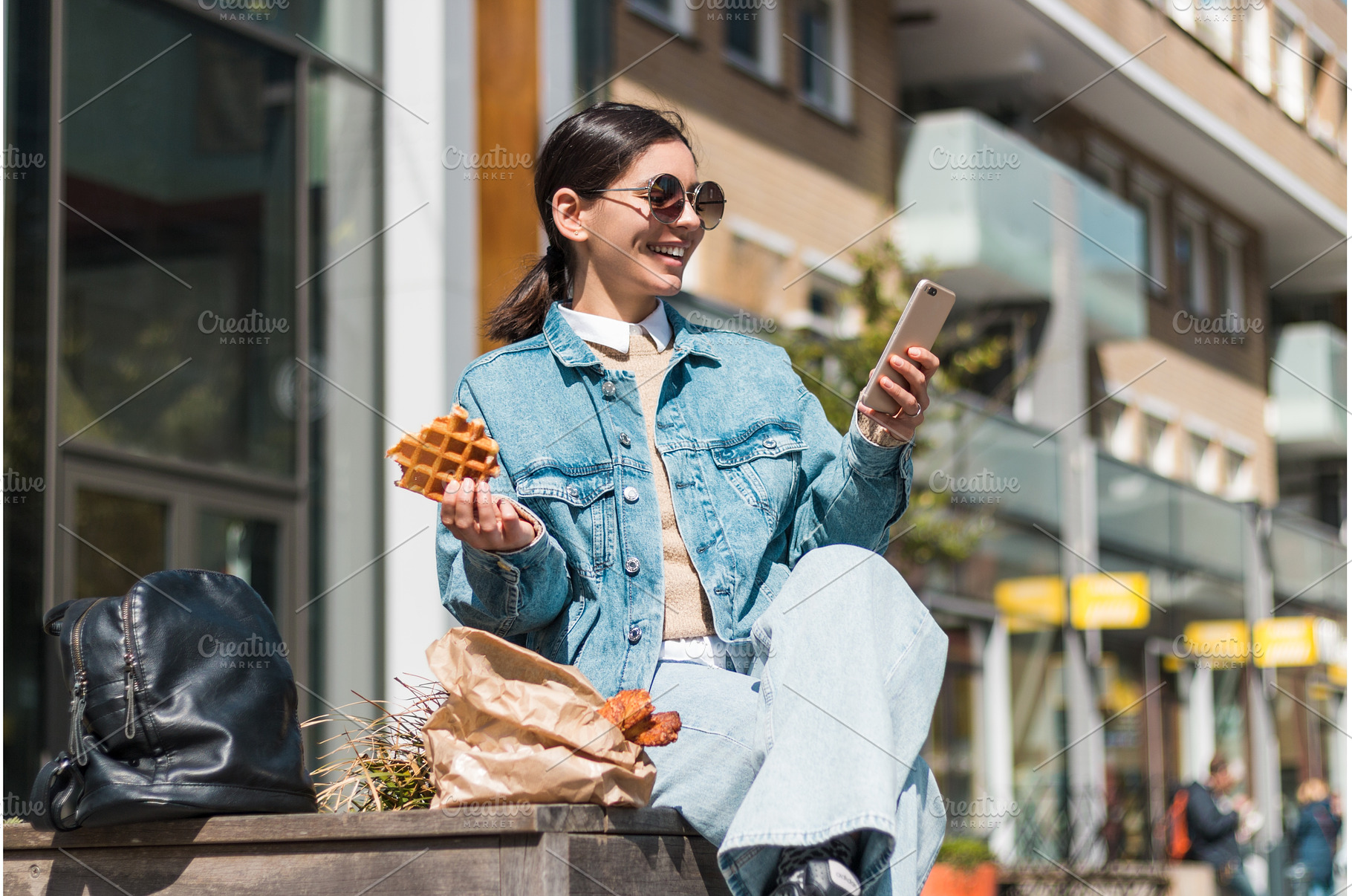 With a big smile and a Belgian, a Person Photo by AD Stock Images
