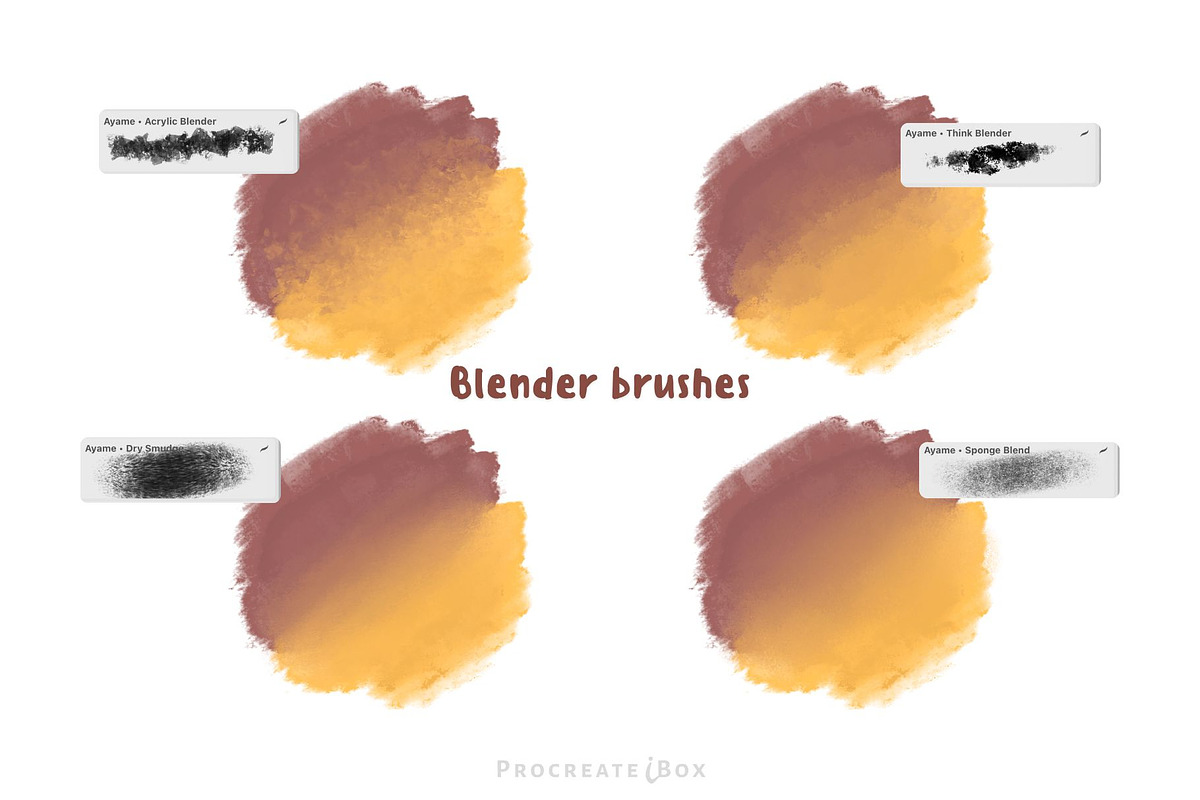 MochiBox Acrylic Procreate Brushes, a Brush Add-On by ProcreateiBox (Photo 7 of 7)