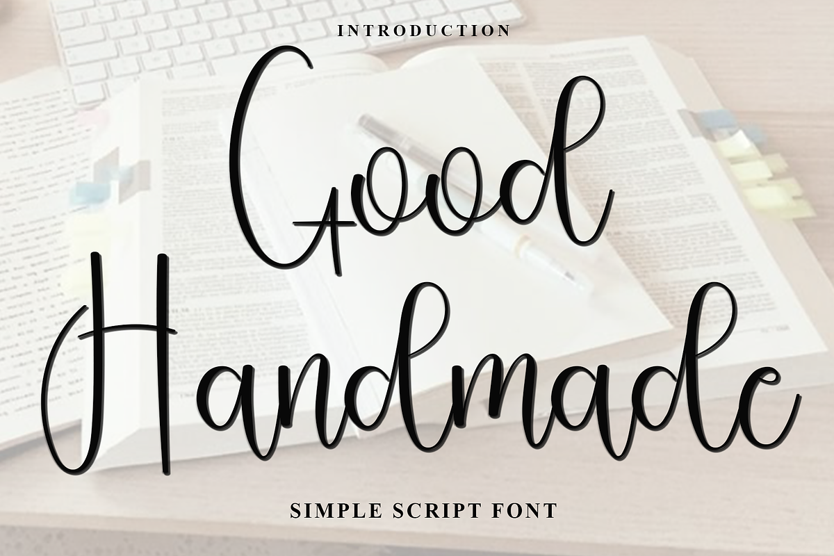 Good Handmade, a Handwritten Font by InermediaSTUDIO (Photo 1 of 8)