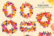Autumn Poem Watercolor Fall clipart, a Seasonal Illustration by SashaKondr (Thumbnail 11 of 15)