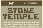 Sculpture font, a Font by weknow (Thumbnail 5 of 5)