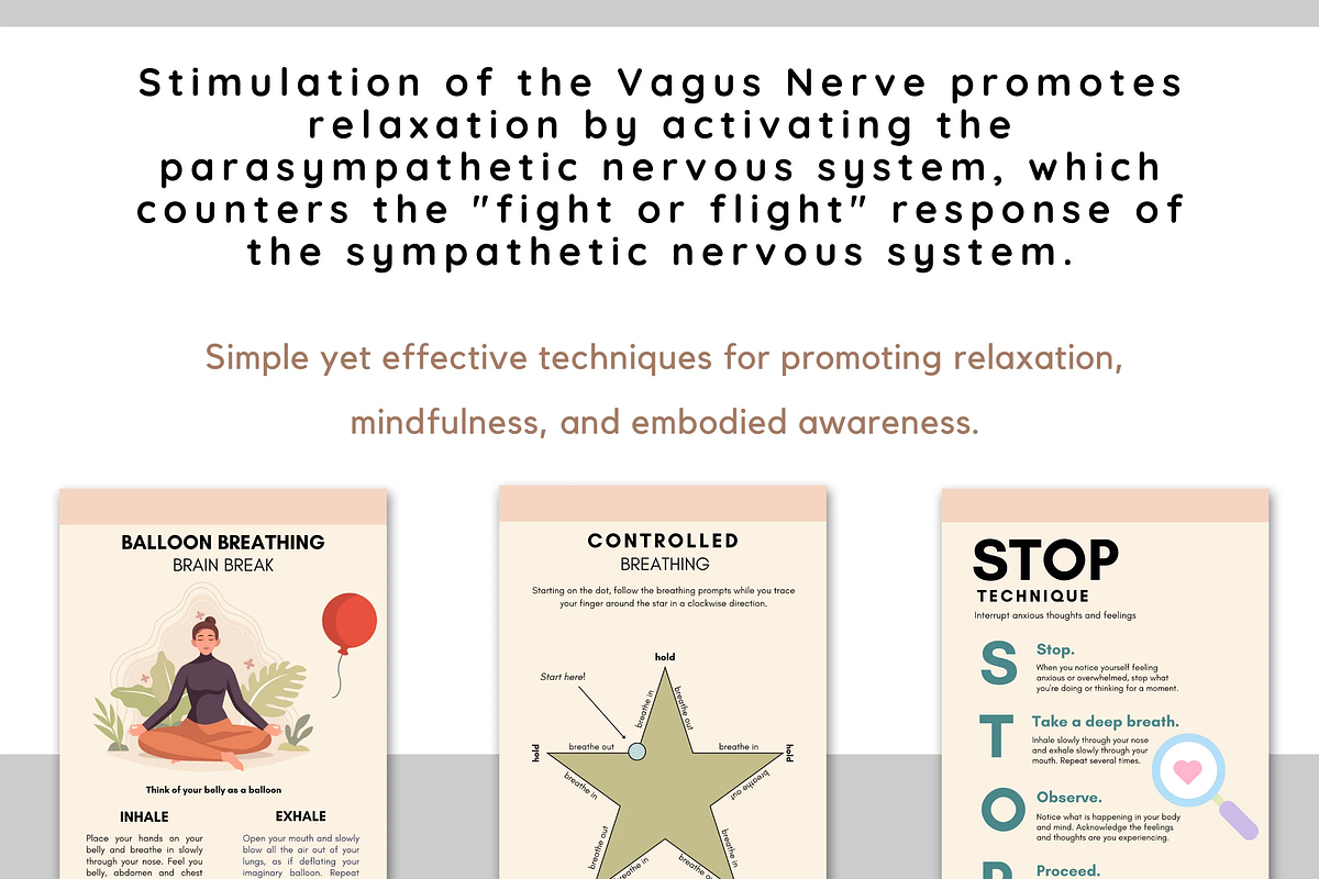 Stress Management Exercises- PDF, a Design Template by GolokaTherapy (Photo 3 of 9)