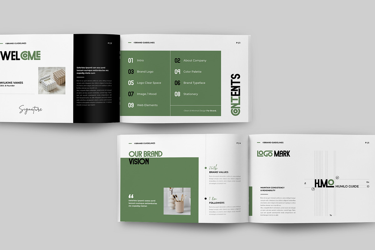 Brand Guidelines Template Ai & Id, a Brochure Template by StyleArt (Photo 3 of 11)