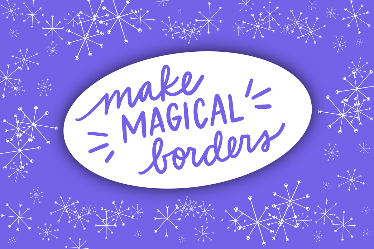 Procreate Pattern Brush Set, a Brush Add-On by Positively Present (Photo 7 of 12)