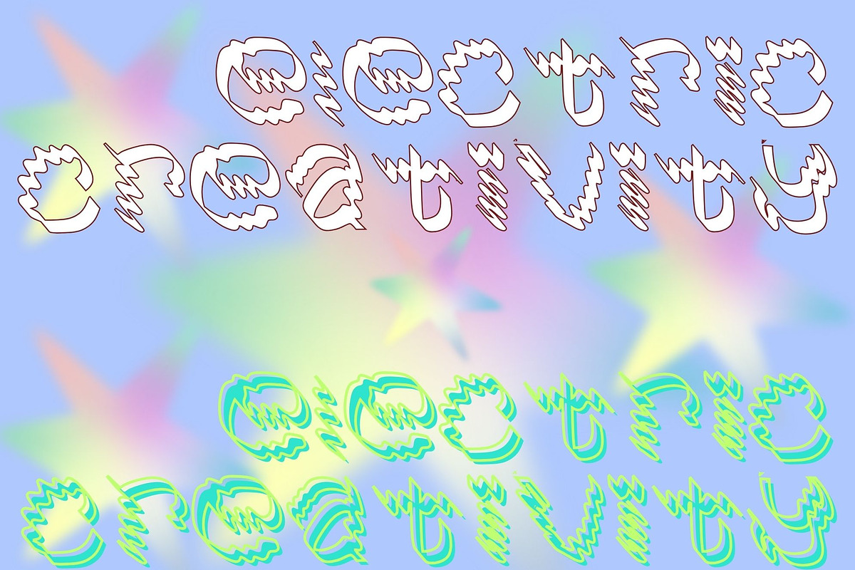 Electric Liquid,Wavy Hand-Drawn Font, a Handwritten Font by Eryn Rose Design (Photo 6 of 23)