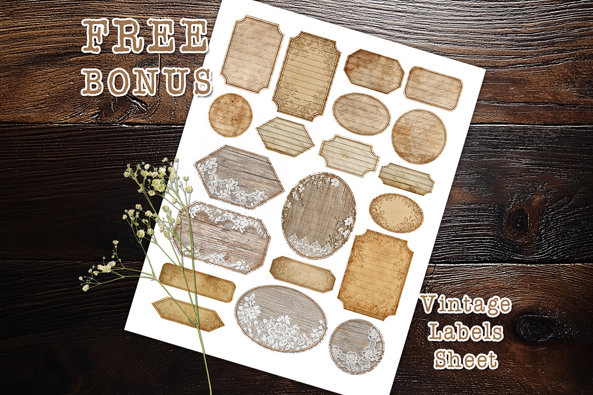 Antique Compass Map Scrapbook Paper, a Background Graphic by V Design Creator (Photo 7 of 10)