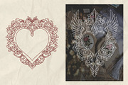 Victorian Hearts & Wings + Procreate, a Decorative Illustration by Skliarova (Thumbnail 5 of 10)