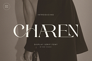 CHAREN || a modern display serif, a Serif Font by ToniStudio (Thumbnail 1 of 9)