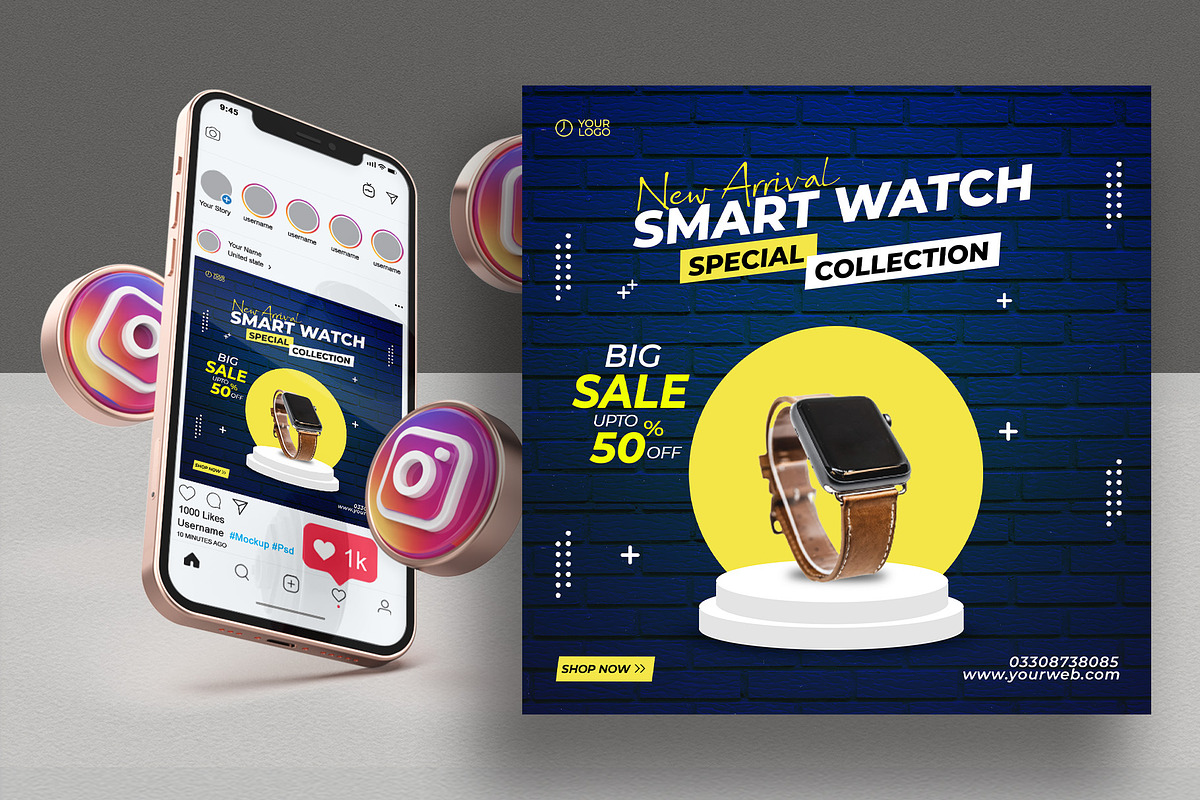 Product Sale Banner Template, a Social Media Template by Saman Osama (Photo 2 of 3)