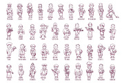 Profession Characters, a Work Illustration by Cattleya (Thumbnail 4 of 4)