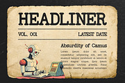 Feedbacker Typewriter, a Serif Font by Viswell (Thumbnail 5 of 10)