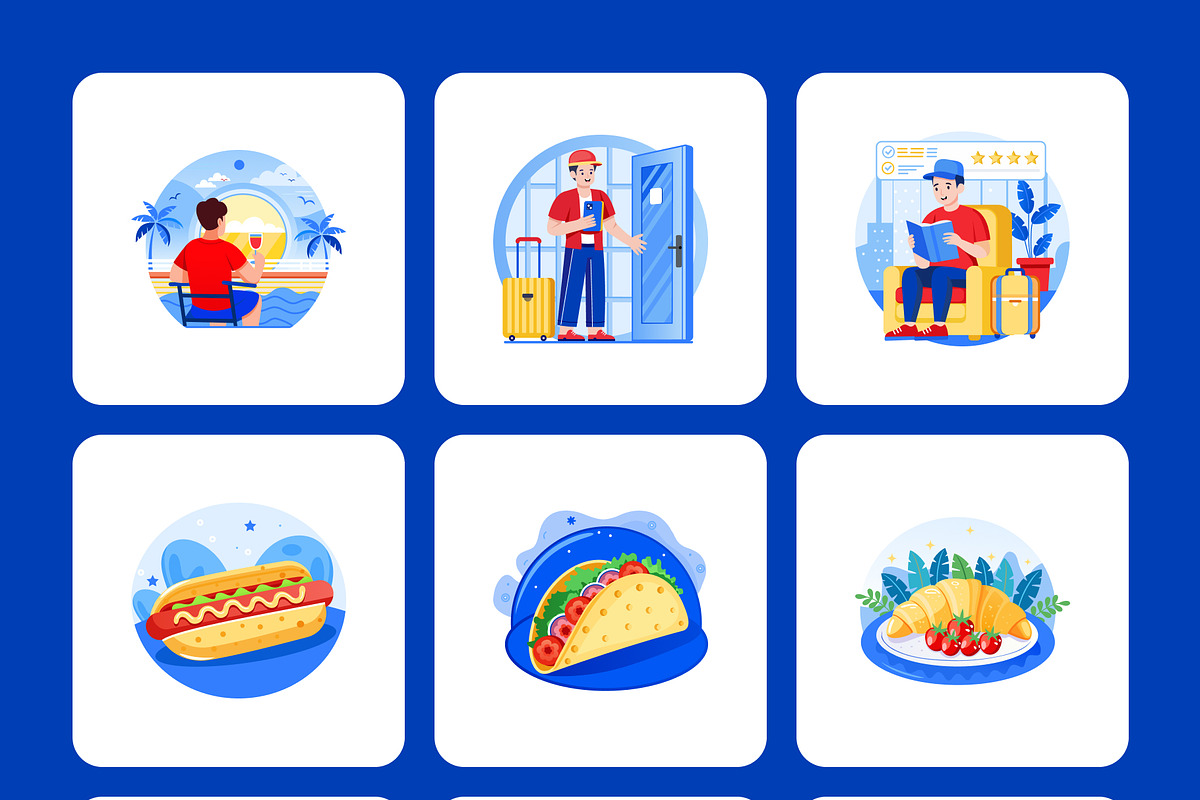 Travel Illustrations Bundle, a Transportation Illustration by Brickclay (Photo 14 of 16)