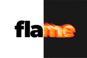 Flame Text Effect, a Layer Style Add-On by alexdndz (Thumbnail 2 of 2)
