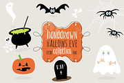 Handdrawn Halloween Collection, an Object Graphic by The Bumble Box (Thumbnail 1 of 2)