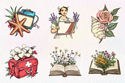 Flower Nurse Life Coquette Coastal, an Illustration by CreationArt (Thumbnail 4 of 8)